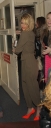 Sarah_and_Kimberley_leaving_Shrek_the_Musical_27_01_12_285129.jpg